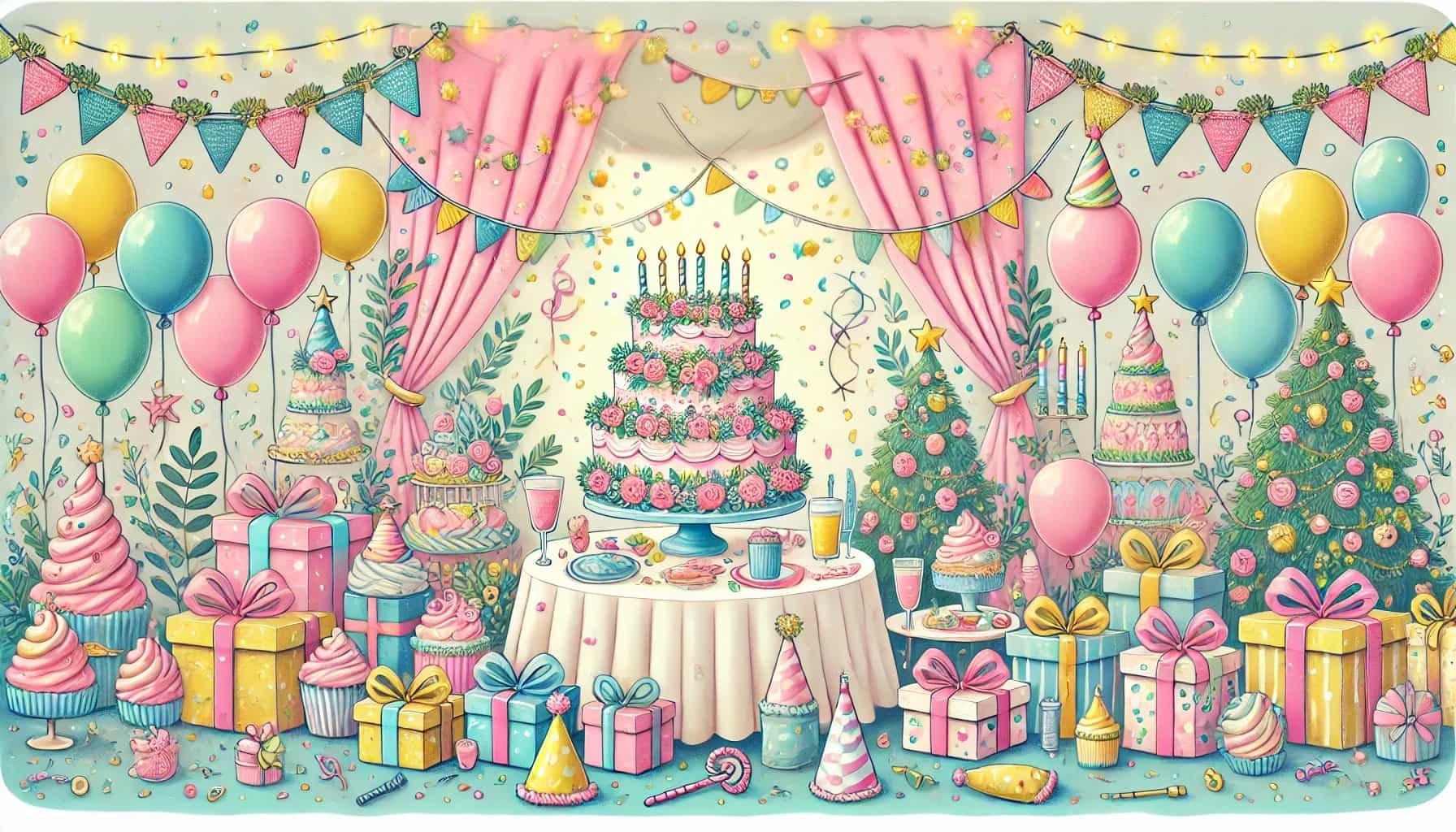 Dolci auguri per il 2° compleanno della bambina